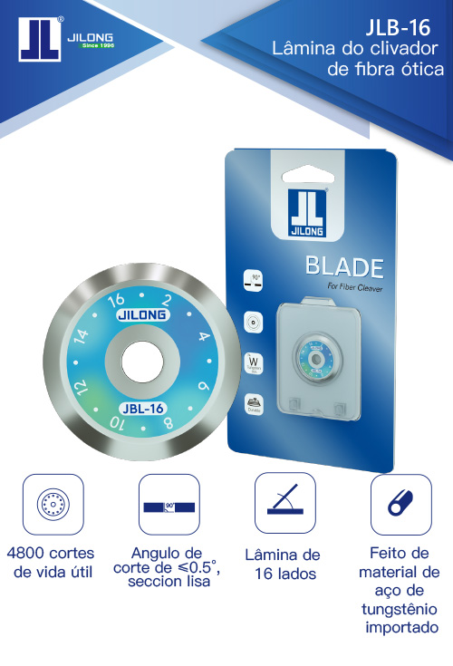 JLB-16 Lâmina do clivador de fibra ótica Arquivos